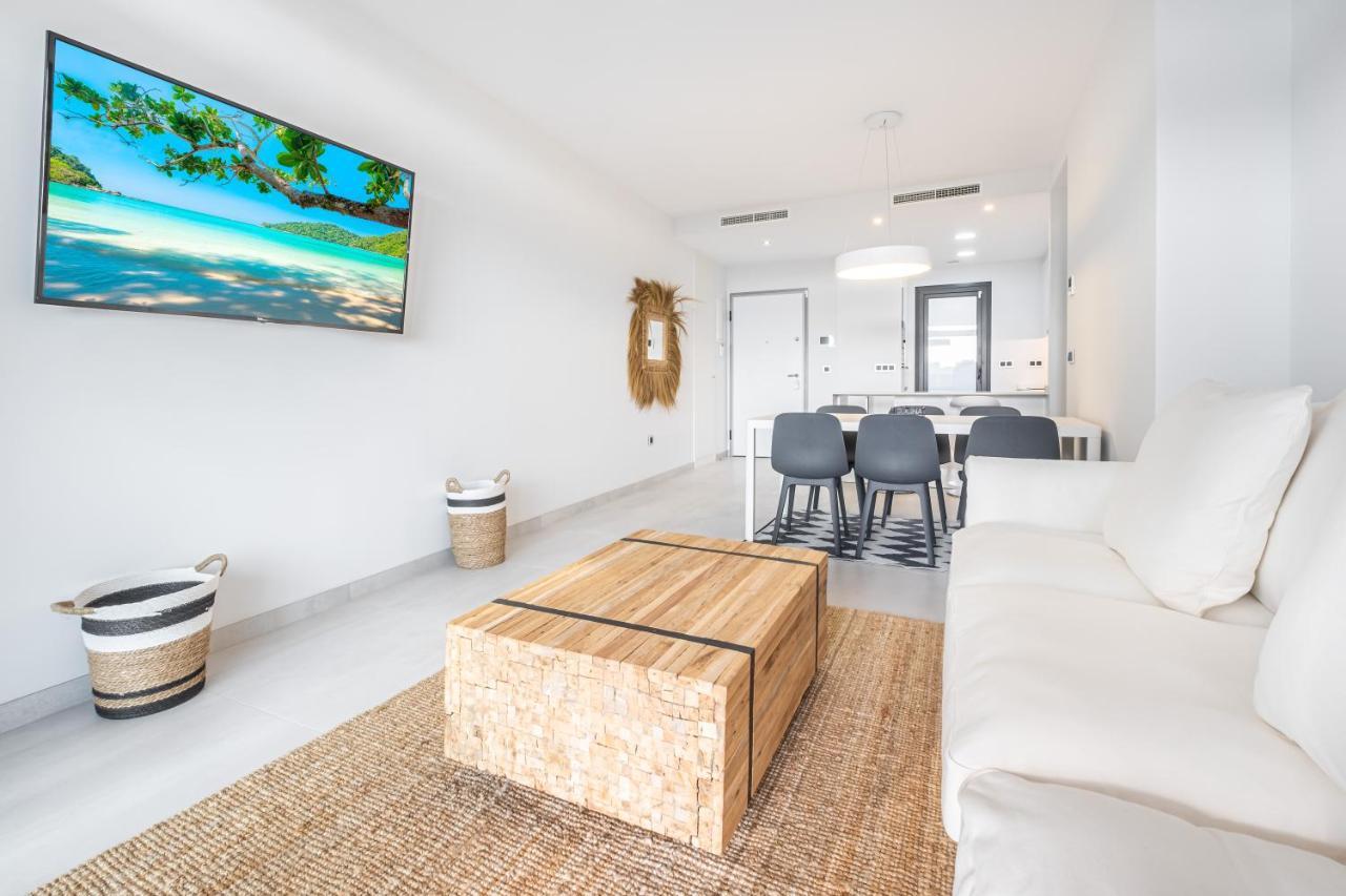 Sunset Waves Deluxe Apartments Poniente Beach Resort 베니돔 외부 사진